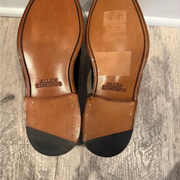 Allen Edmonds Watson Leather Derby Black Oxford Shoes Timeless Design NWOT - Picture 11 of 12